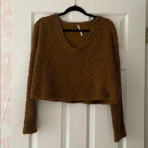 Free People umber colored sweater